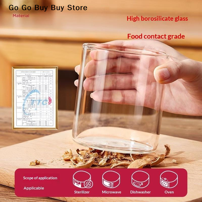 【ST】1Pc 240/400ML Glass Food S - Food Storage Jar Glass avaliação e preço