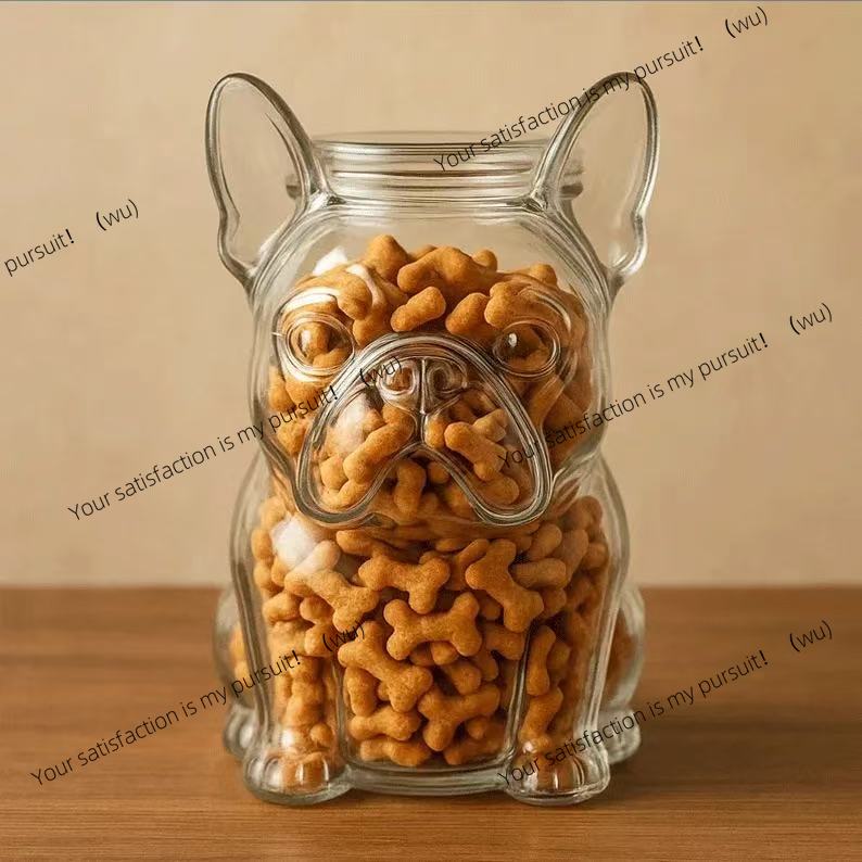 Dog Handling Container Bulldog - Food Storage Glass Containers Large avaliação e preço