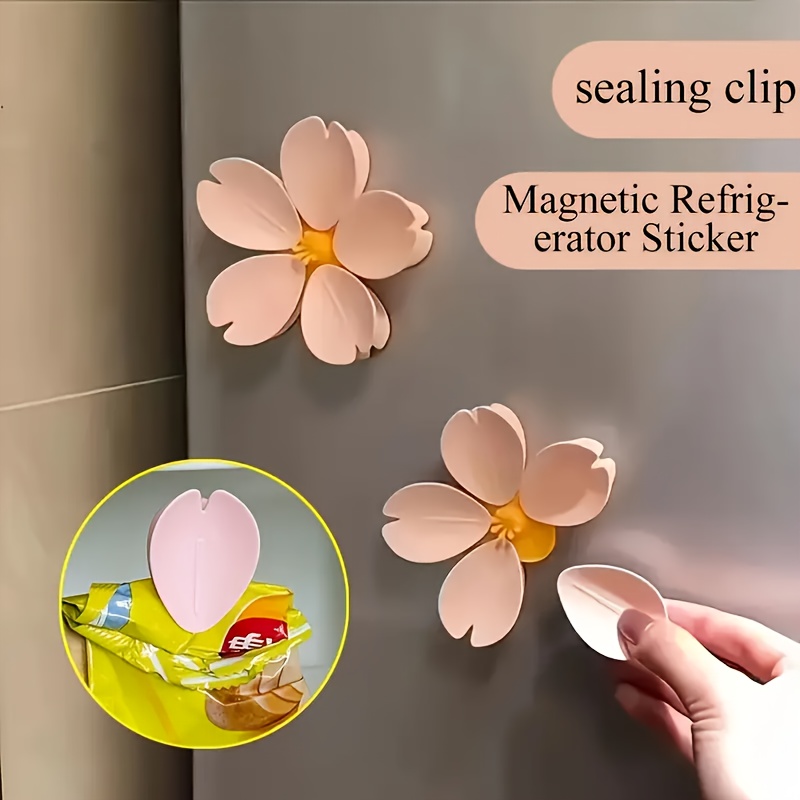 Sakura Magnetic Clip Creative  - Food Storage Of Plants avaliação e preço