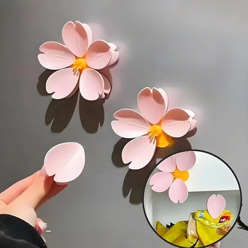 Sakura Magnetic Clip Creative  - Food Storage Of Plants avaliação e preço