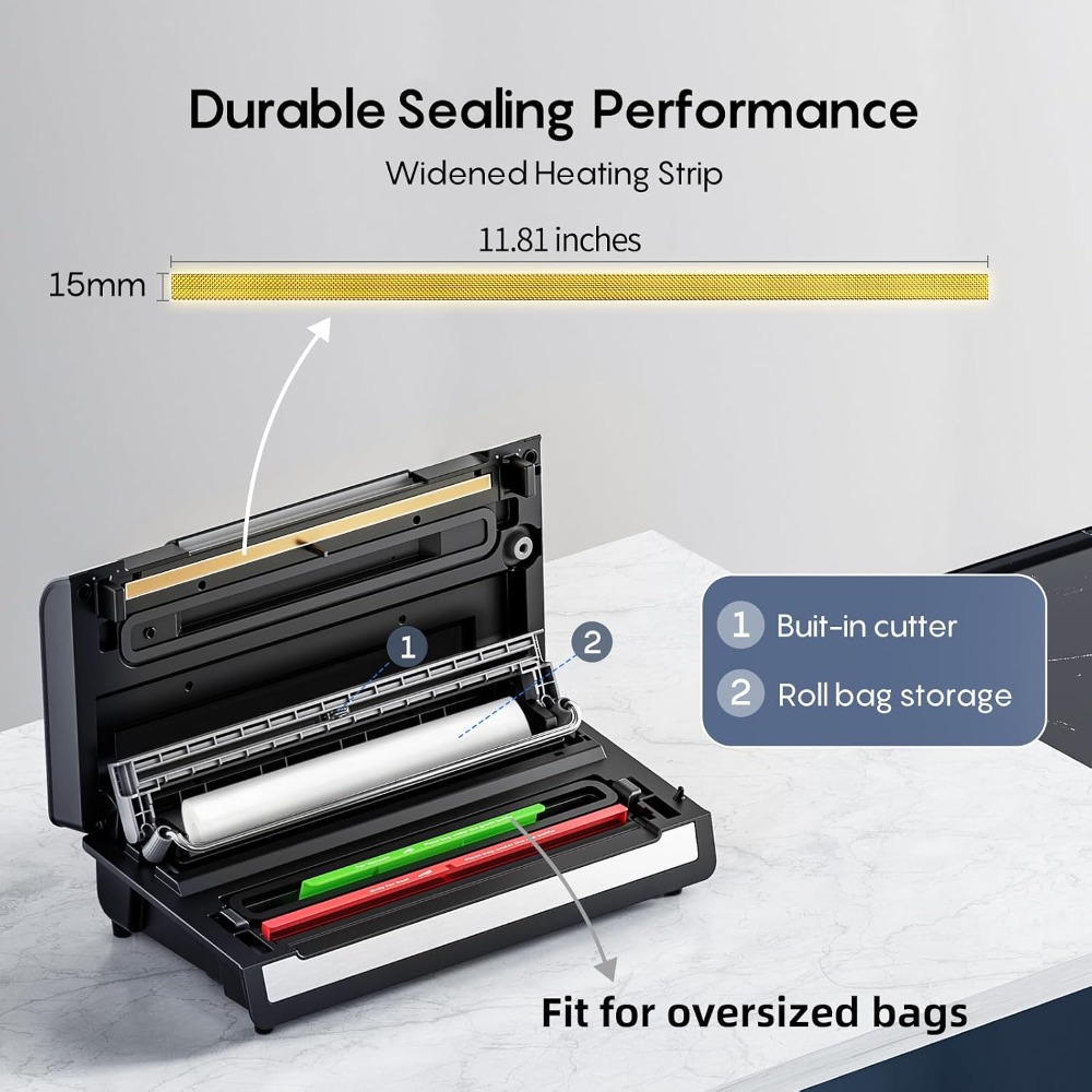 95Kpa Auto Vacuum Sealer, Dry- - Vacuum Sealer Bag avaliação e preço