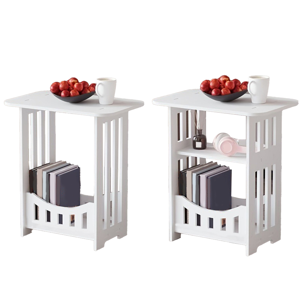 2/3 Tier Narrow End Table With - Food Storage Of Plants avaliação e preço