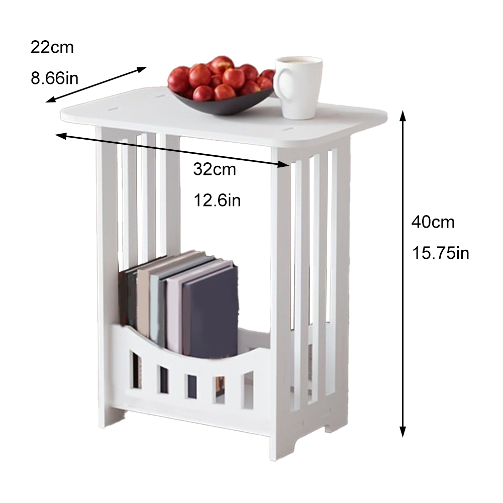 2/3 Tier Narrow End Table With - Food Storage Of Plants avaliação e preço