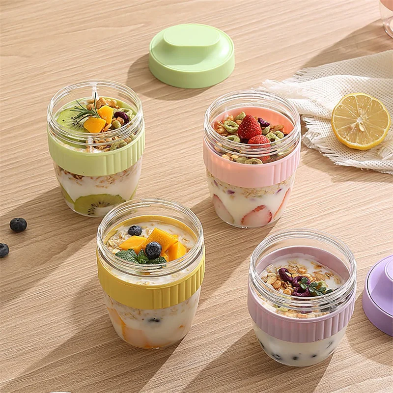 480/570ml Breakfast Cup Portab - Food Storage Yogurt avaliação e preço