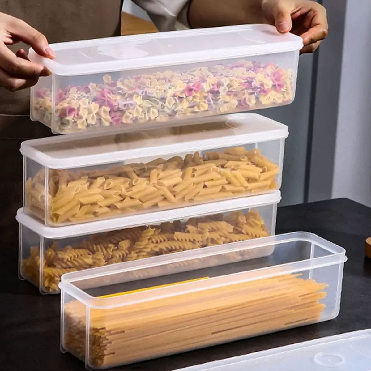 1 Plastic Transparent Storage  - Food Storage Equipment avaliação e preço