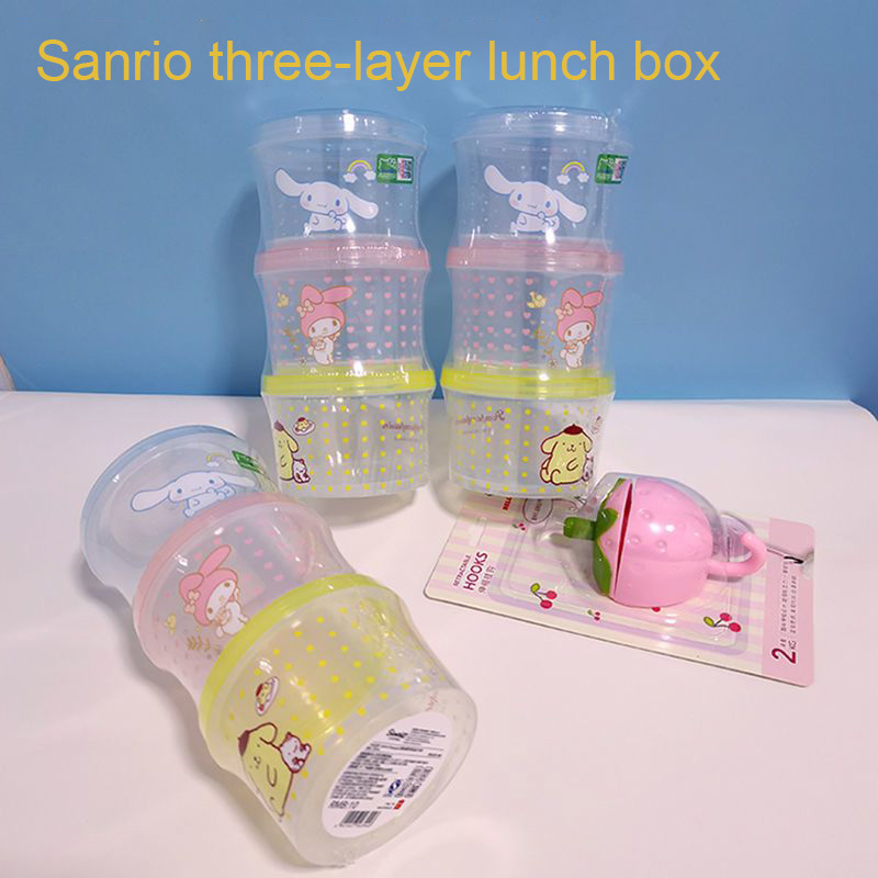 Kitty Bento Box Set 3 Pieces C - Food Storage Jar Set avaliação e preço