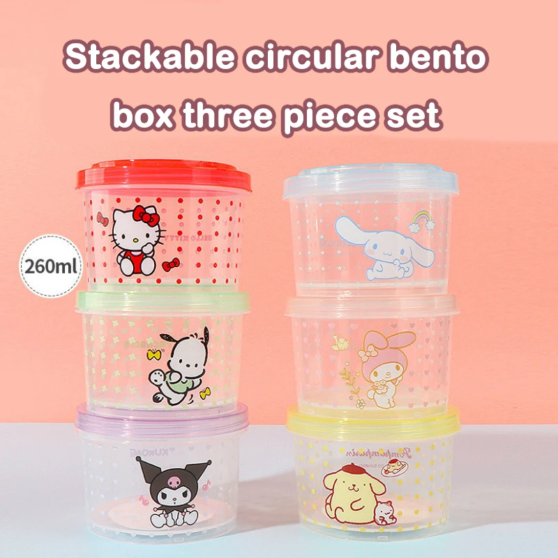 Kitty Bento Box Set 3 Pieces C - Food Storage Jar Set avaliação e preço