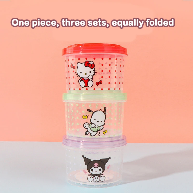 Kitty Bento Box Set 3 Pieces C - Food Storage Jar Set avaliação e preço